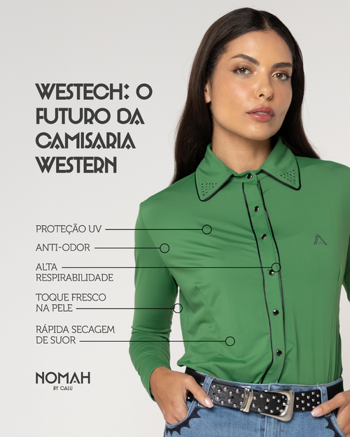 Camisa Tecnológica Alabama Verde