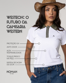 Polo Tecnológica Nomah Dream Branca e Verde
