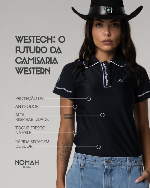 Polo Tecnológica Nomah Dream Preta