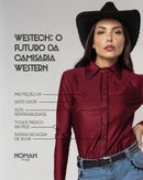 Camisa Tecnológica Texas Vinho