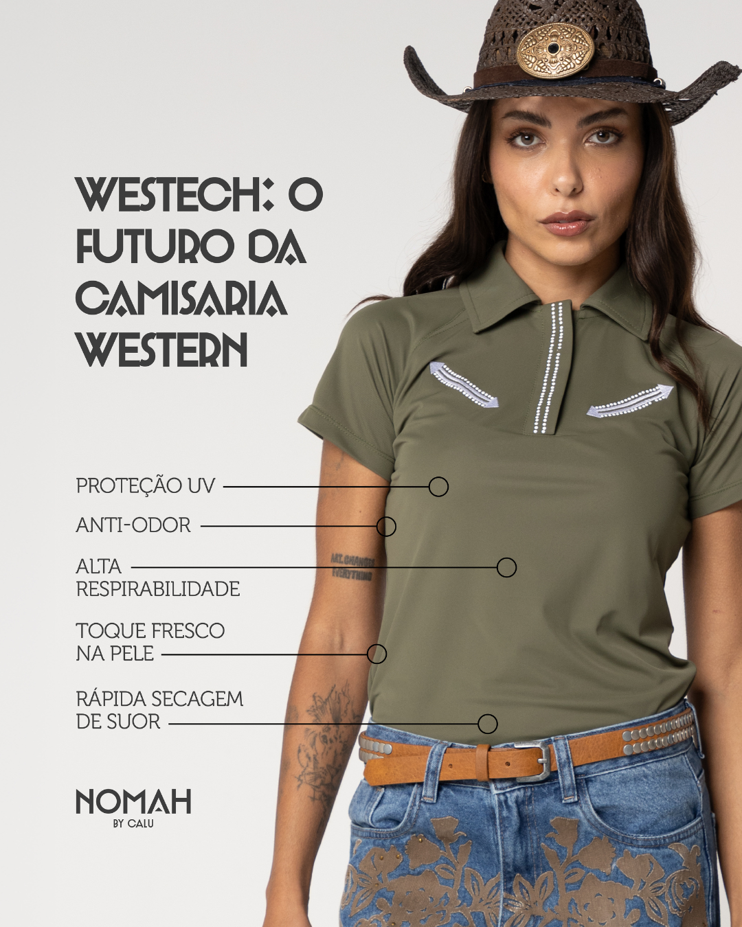 Polo Tecnológica Nomah Dream Verde