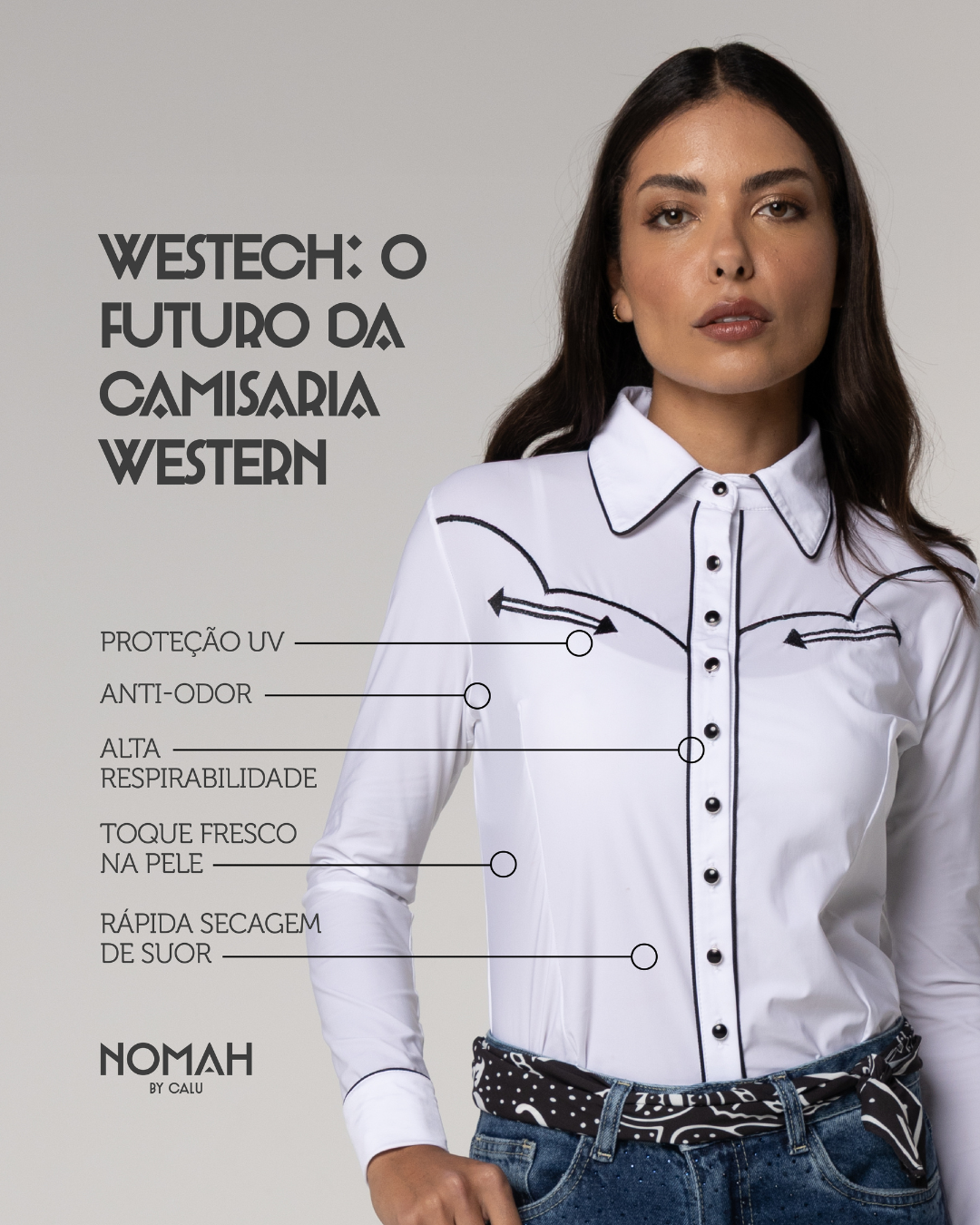 Camisa Tecnológica Austin Branca