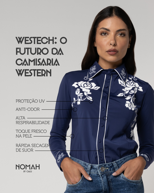 Camisa Tecnológica Arizona Marinho
