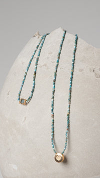 Escapulário Desert Gold Azul Claro