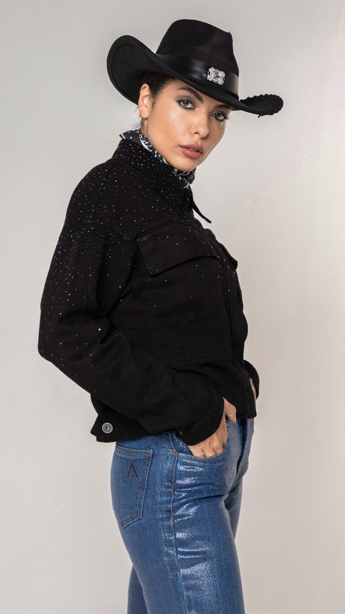 Jaqueta Nomah Sparkle Preta