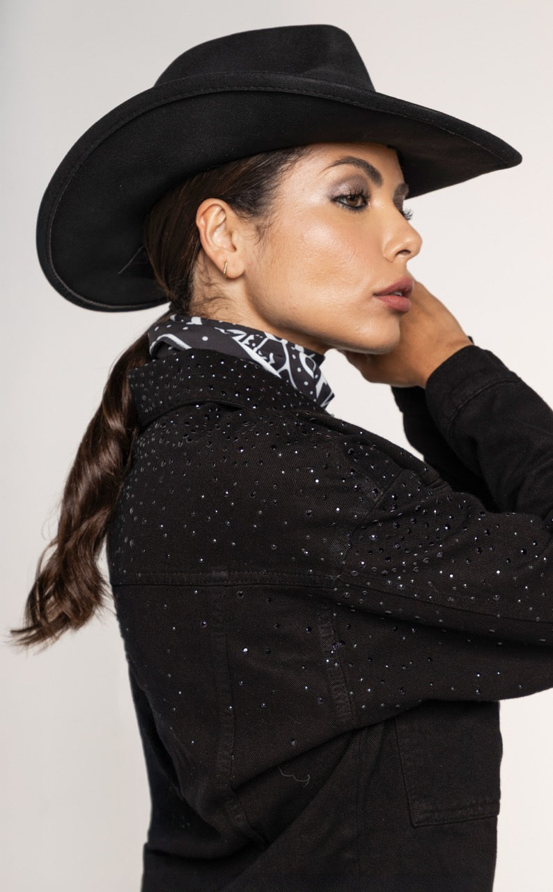 Jaqueta Nomah Sparkle Preta