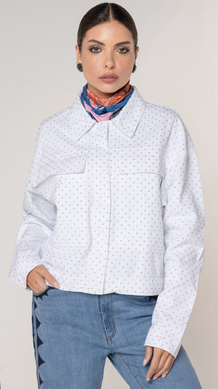 Jaqueta Nomah Sparkle Branca