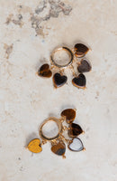 Brinco Shimmer Olho de Tigre