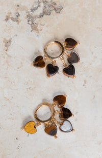 Brinco Shimmer Olho de Tigre