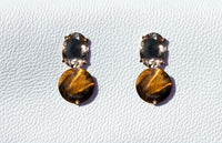 Brinco Dust Olho de Tigre