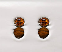 Brinco Dust Dourado e Marrom