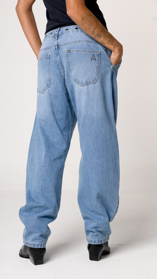 Calça Jeans Barrel Clara