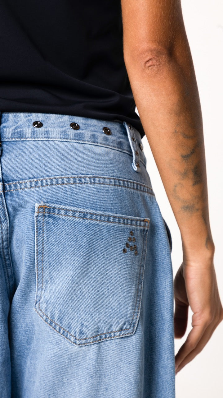 Calça Jeans Barrel Clara