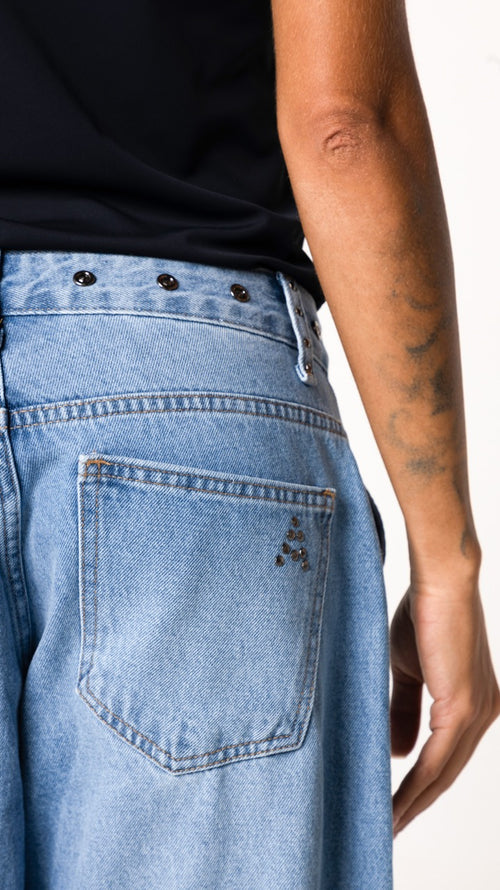 Calça Jeans Barrel Clara