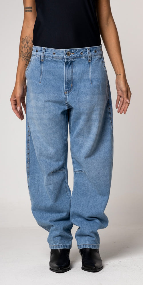 Calça Jeans Barrel Clara
