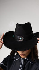 Chapéu On the Rocks Preto e Turquesa