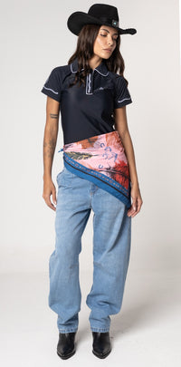 Lenço Wild West Rosa