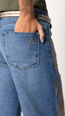 Calça Jeans Wide Leg Max Escura