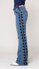 Calça Jeans Flare Clara