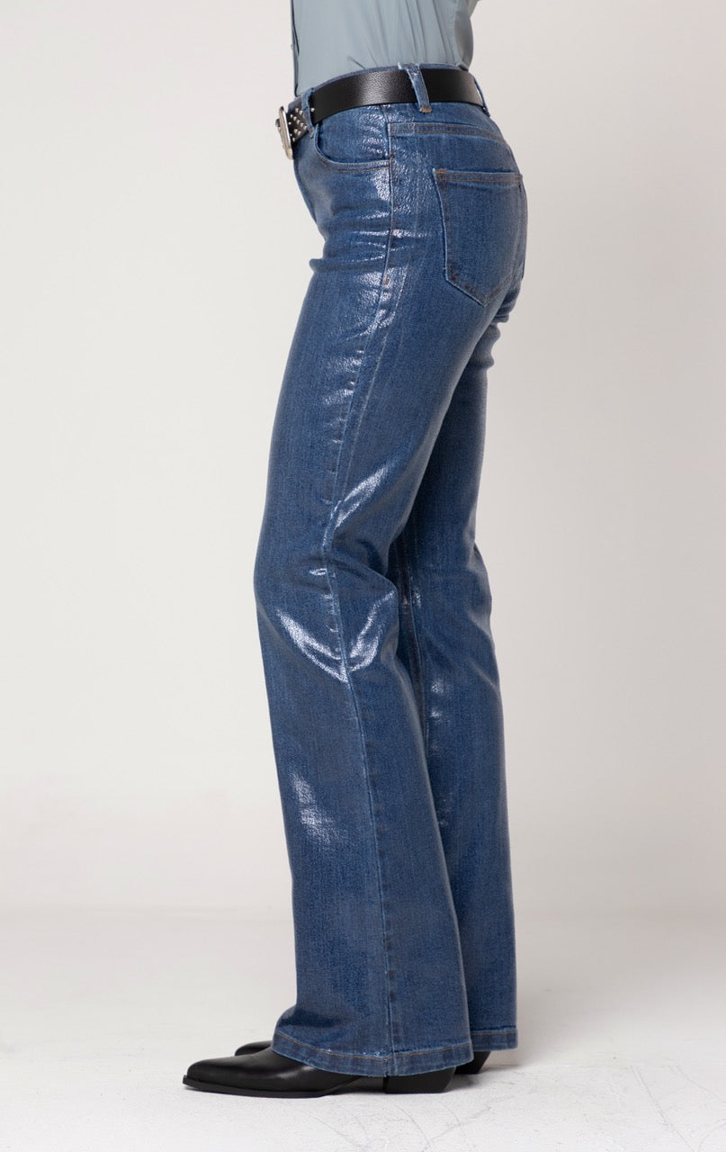 Calça Jeans Flare Escura