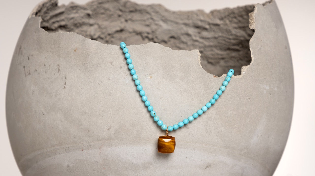 Colar Canyon Turquesa