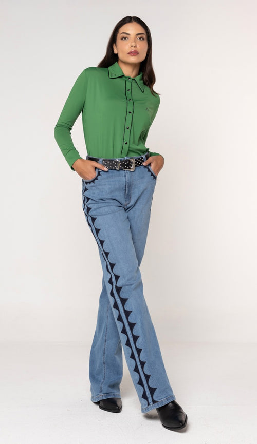 Camisa Tecnológica Alabama Verde