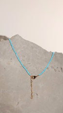 Colar Blue Spirit Turquesa e Dourado