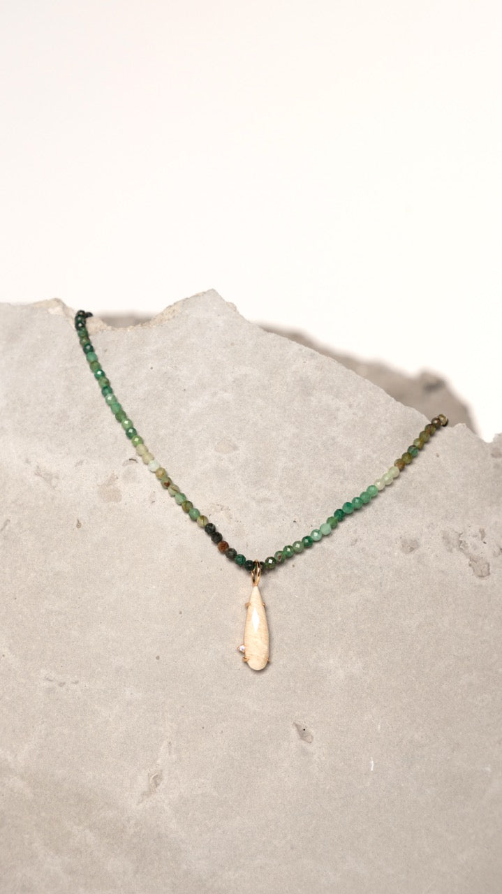 Colar Solitude Verde