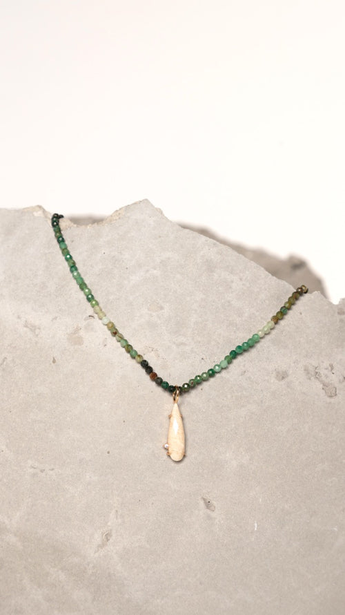 Colar Solitude Verde