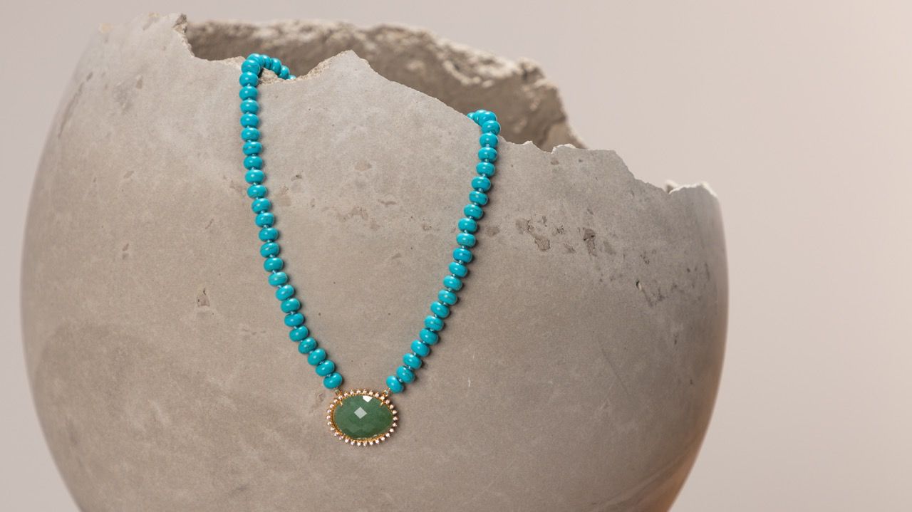 Colar Moontrail Turquesa